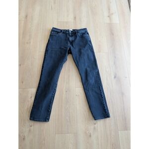 Flint & Tinder Jeans Mens 32x32 (31") Straight Fit Dark Wash Stretch Blue Denim